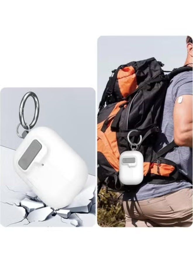 فكرة حافظة قابلة للقفل لـ Apple Airpods Pro 3 (2025)، حماية متينة مع قفل آمن لـ Airpods Pro 3 من الجيل الثالث مع مجموعة أدوات تنظيف (وردي، AirPods Pro 3 (2025)) - Image 4